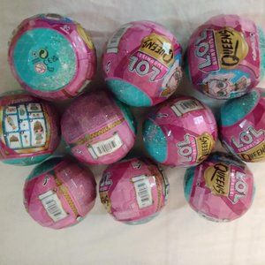 LOT OF 10 : LOL SURPRISE! MINI MYSTERY DOLLS WITH SURPRISES – QUEENS